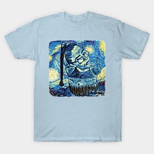 Girl Van Gogh Style T-Shirt